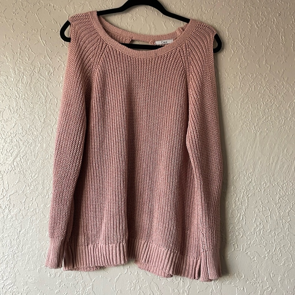 DEX Crochet Sweater size Large